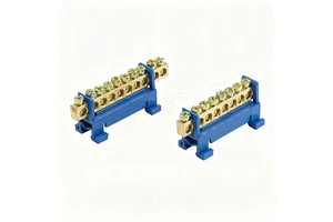 High Quality Brass Ground Terminal Block Earth and Neutral Bar Electrical Wiring Connector for Distribution Panel Board