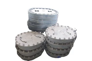 Marine watertight cast iron manhole cover
