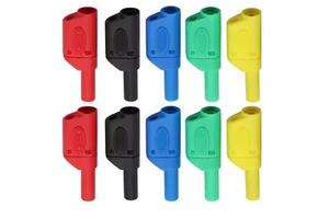 4mm Full Sheath Safety Banana Plug DIY Probe 4mm Hole Connector Plug Welding Type