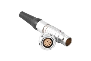 Bairui Compatible Push Pull Circular Audio Video Electrical FGG 00B 16P IP67 Copper Alloy Adapter Cable Connector 12V 1.5A Brass