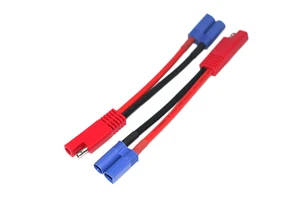 OEM ODM 10AWG 16AWG SAE To EC5 Male Plug Connector To SAE Power Automotive Adapter Cable Wire SAE To EC5 Female Plug Connector