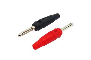 4mm 32A Solderless Side Stackable Banana Plug High Current Insulated Shrouded Connector Soldering