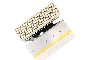 H2B110FFDC/H2B110FMDC High-Speed Module Connector H2 Series Backplane Socket Plug with Male/Female Copper Contacts Nylon Housing