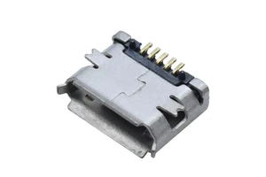 USB Jack Female 5P DIP Micro USB Brass Connector