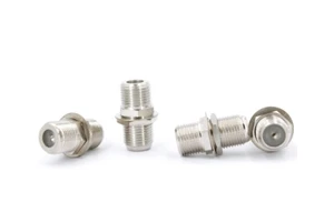 F Double Female Connector RG6/RG59 RF Coaxial Cable Connector