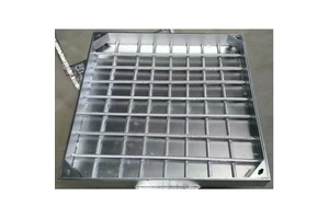 Customization 1000*1000 mm Multi Open square Stainless Steel Recessed Manhole Frame and Build in Cover