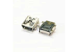 Mini-B USB Connector 5P SMD Mini USB PCB Connector Type-B 5P Female Jack SMT Surface Mounted Mini USB Type B