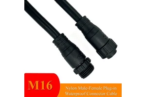 JOYL M16 RF Solar Power System Male Female Copper Gold Plating Waterproof Fully Sealed Boat Cable Plug Connector Marine
