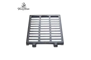 Cast Iron Manhole Cover Square EN124 Customized Sizes Ductile Iron for Rainwater Drain