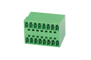 3.81mm Right Angled Pluggable Terminal Blocks Double Row