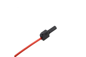 Electronic Components Connectors Supplier Banana Plug Connector Male Black Solderless Free Hanging In-Line 4mm Pitch Plastic