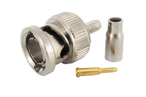 RF Coaxial Connector BNC PLUG CRIMP for RG174
