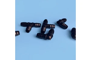 Plastic T Connector 3 Ways Connector For Infusion Resin Pp Plastic Reducing Tee Connector For Silicone Tube Soft Hose