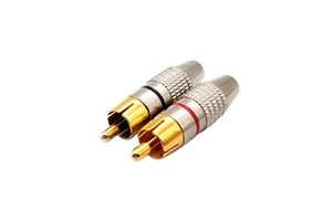 270RCA Plug Welding-Free Lotus RCA Plug Video Audio Cable Connector for AV Equipment