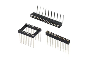 ANYCONN IC Sockets Single Machine Pin Through Hole Mounting Durable 6 to 64-pin Black Board to Board