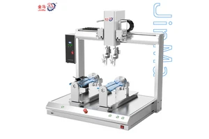 6-Axis Dual-Head Rotary Automatic Soldering Robot 360° Rotation Automotive Electronics Connector Wire Harness Welding