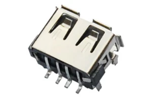 Ariba Technology USB 2.0 Type a Female SMT Right Angle Connector Gold Contact Finish UL94V-0 Flame Retardant 1500 Durability