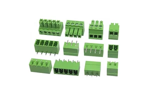 Pluggable 3.81mm 3.5mm Pitch 15EDG Series Hole Mount Spring Terminal Block 300V AC 8A-30A PCB Connection Wire Board Application
