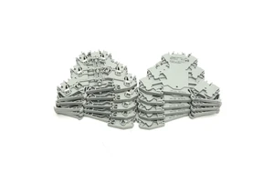Factory Sealed Lot of 10 2002-3203 Triple-Deck Terminal Block, 3 Connections, 500V 24A Fast Delivery