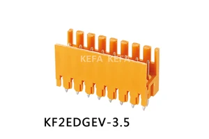 KF2EDGEV-3.5 PCB Screw Terminal Blocks Spliceable Diagonal Wiring