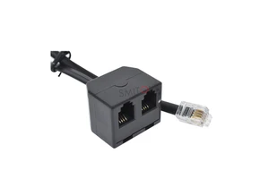 RJ9/RJ10/RJ22 Headset Training Adapter Y Splitter