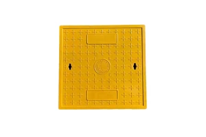 Moulded Fiberglass Manhole Cover Hinged FRP Sewage Manhole Cover Basalt Type with Smooth Grit Finishes