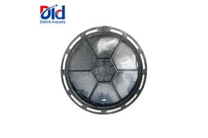 High Quality Customized Cast Iron GGG500-7 Manhole Cover and Frame OEM Pedestrian Sewer Pipe Fittings