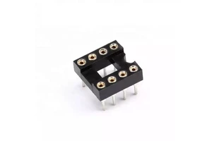 DIP-8 Round Hole 2.54MM DIP8 IC Socket Connector IC Adapter Solder Type 8 PIN IC Socket