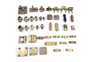 Factory Custom Ground Earth Rod Connector Accessories Lightning protection Fitting Coupling Brass Coupling Earthing Clamp