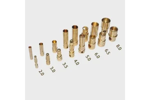 2mm 3.5mm 4mm 5.5mm 6.0mm 8.0mm Banana Plug Connector with Brass Contact Material Male to Female Power Application Banana Pin