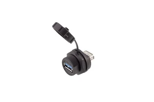Waterproof USB 2.0 USB 3.0 Panel Mount Receptacle IP67 IP68 Outdoor USB Connector
