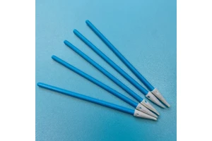 750 Lint Free 3.5mm Sharp ESD Cleanroom Swab Mini Pointed Foam Swab for Precision Cleaning