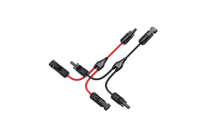 Solar Panel Connector Y Branch 1 To 2 Parallel Adapter Cable Male To Female Combiner For PV System
