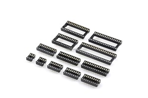 66PCS/Lot 6P/8P/14P/16P/18P/20P/24P/28P DIP IC Sockets DIP Sockets Adaptor Solder Type Socket Kit IC Seat