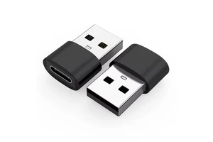 Factory Wholesale Converter USB 2.0 to USB Type CF Aluminum Alloy Adapter New Condition Type C Connecter OTG USB Adapter