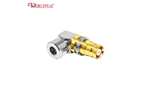 L9 Female 1.6-5.6 Jack Right Angle RF Coaxial Connector Low PIM with Flex5 Coaxial Cable for 5G Telecom Base Station DAS