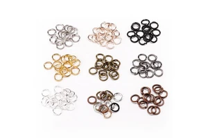 11 Different Colors and Multi Sizes High Quality Making Jewelry Accessories Round Split Ring Connector Open Jump Rings