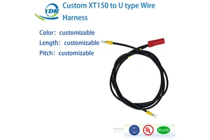 Customized XT150 U Type Crimped Terminal Wire Manufacturers Household Appliances Male and Female Connection Wiring Harness