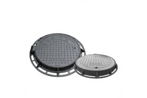 Ductile Iron Circular Manhole Cover High Strength Heavy-Duty 500*600 Wholesale Manufacturer for Municipal Sewage Engineering Use