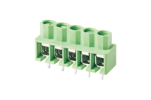 Wanjie WJ166-5.0 300V 15A 2.5mm Pitch 5.0mm PCB Terminal Block 2P-24P Connector PA66/Copper CUL CE ROHS Certified