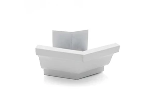 Aluminum 5 Inch K Style 135 Degree Gutter Inside Outside Corner For Rain Drainage System