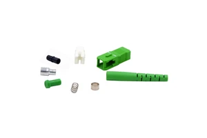 Custom made sc optical fiber connector parts sc apc fiber optic connector kit fiber optic connector sc 2.0mm parts