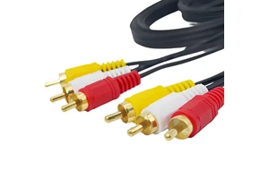 Hot Selling M3U TV Converter Cable Wire Harness 3 RCA Connector AV Audio Video Composite Male Male Speaker Monitor Amplify MP3