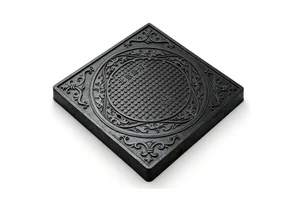 Customized Round Square Cast Iron Manhole Covers for Residential Community Power Cable Inspection