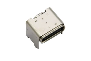 Jinbilai SMT Type Female USB Type C 3.1 16P Connector with Stainless Steel SUS301 Shell and LCP Plastic for PCB Charging