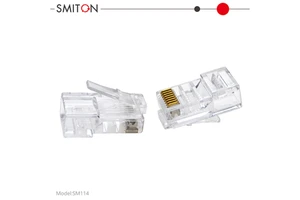 Ethernet Wire Connector RJ45 8P8C CAT5 Modular Plug