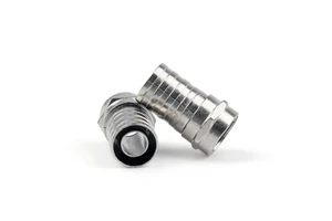 RG6 F Adapter Coax Coaxial Compression Type Crimp on Connector for Tv Coax Cable Satellite Connector