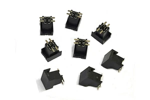 Card Edge Connector Slot 1.27MM 2.54 MM Pitch 20 Pin 2x10 Position PCB Gold Finger Board Socket Through Holes Dual Row Straight