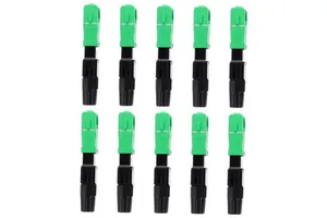 OEM ODM 10Pcs Single Mode Fiber Optic Connector Quick Installation Couplers for Low Loss Signal Transmission Fiber Patch Panels