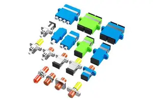 SC LC FC ST APC/UPC LC ST SX FTTH Fiber Optic Connector Simplex Duplex Fiber Optic Adapter Optical Coupler